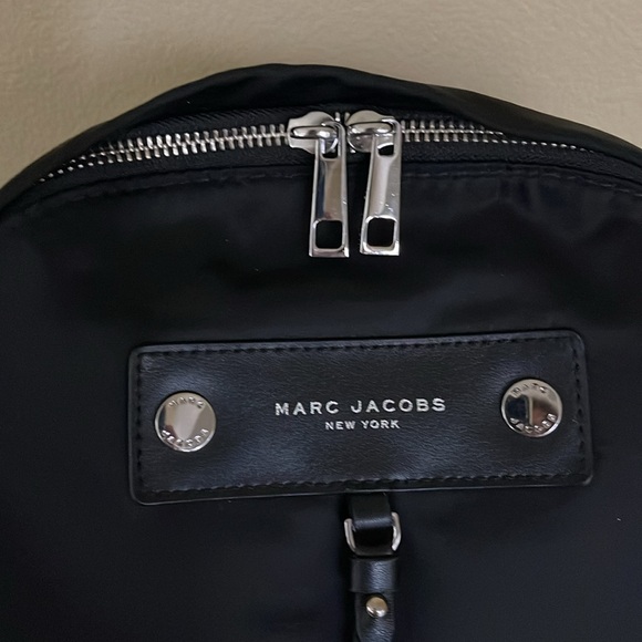 Marc Jacobs Nylon Backpack - Black with Silver Hardware - Picture 7 of 13
